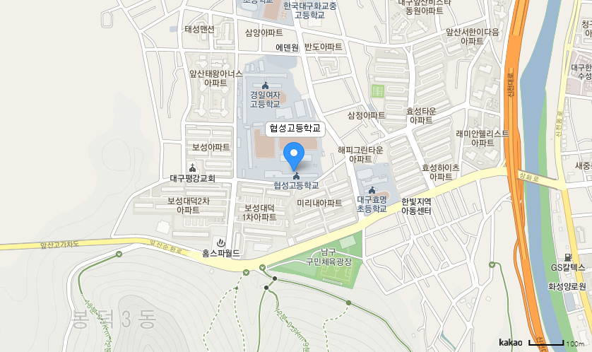 학교 찾아오시는 길 지도